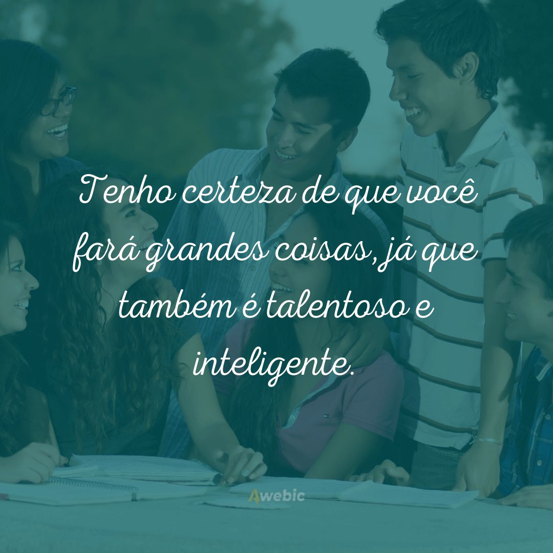 frases de elogios para alunos