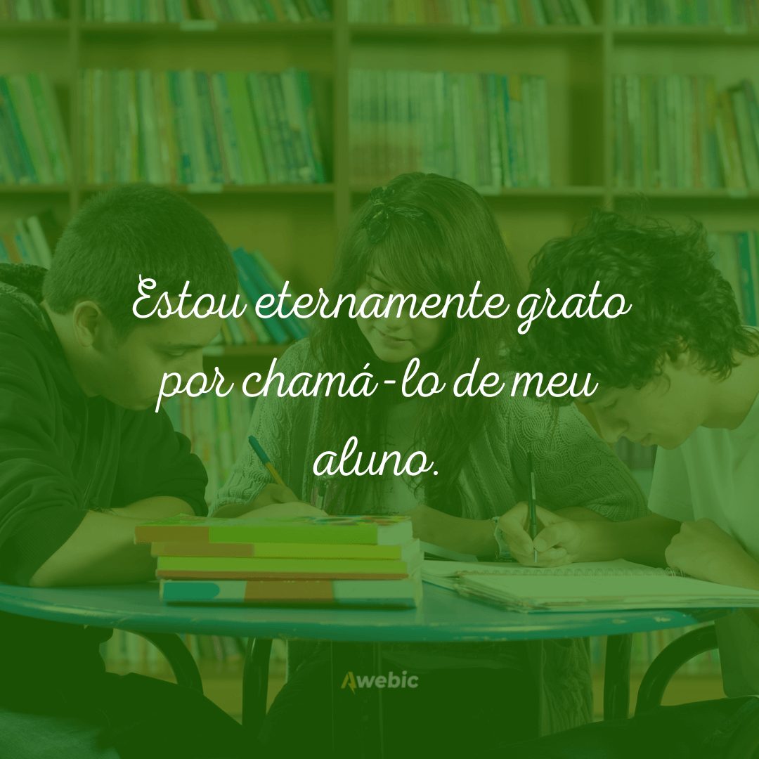 frases de elogios para alunos