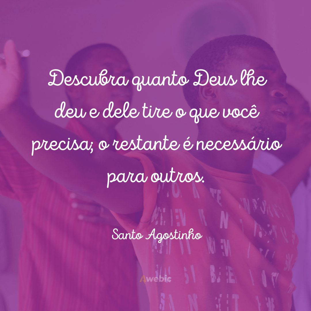 frases de Santo Agostinho