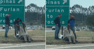 Rapaz que viralizou cortando cabelo de sem-teto ganha vaquinha