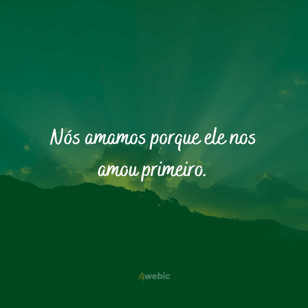 frases sobre amor de Deus