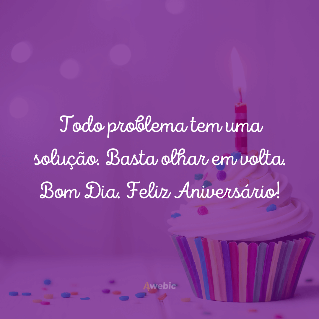 frases de bom dia para aniversariantes