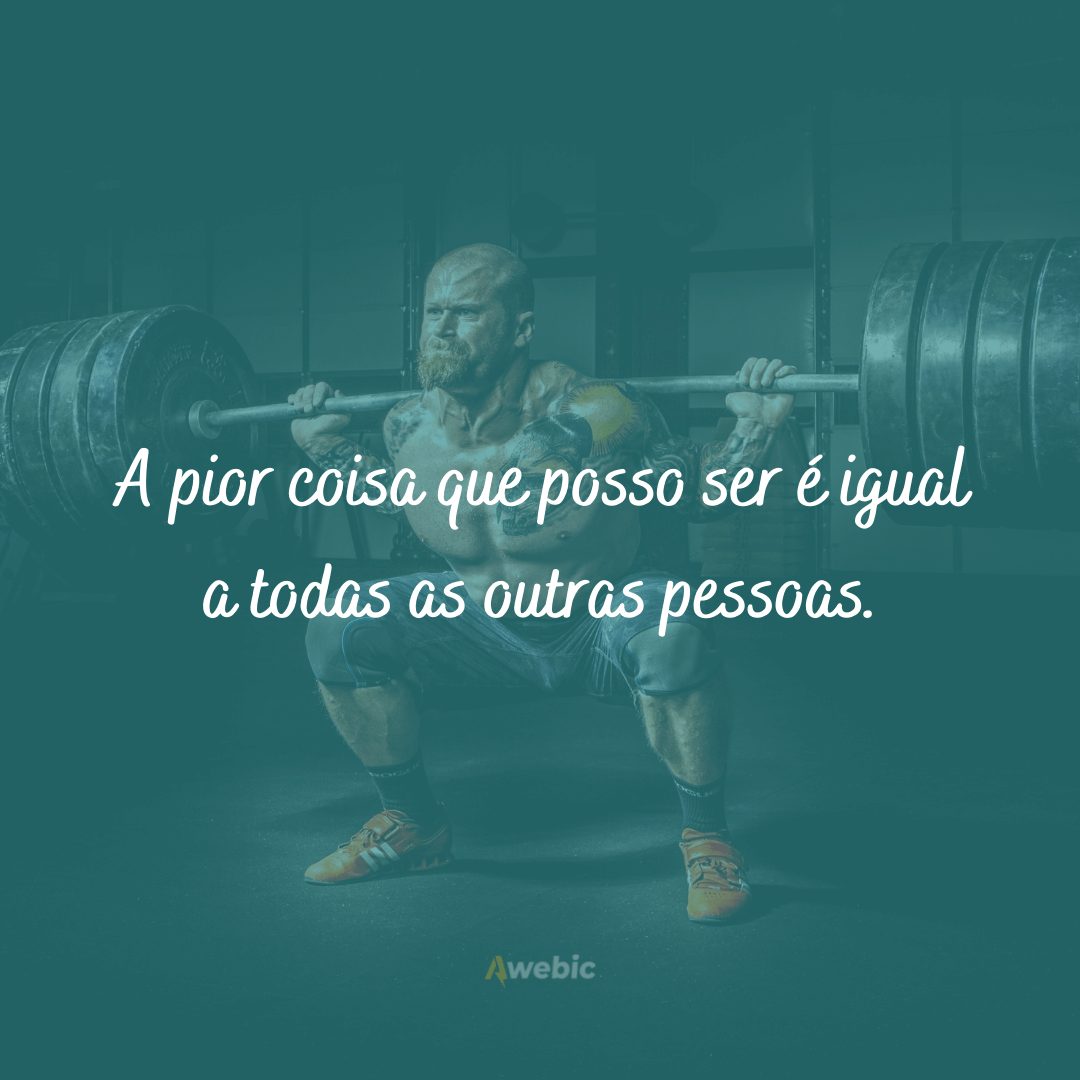 frases de musculação