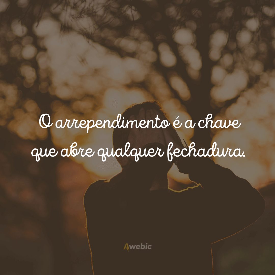 Frases de arrependimento