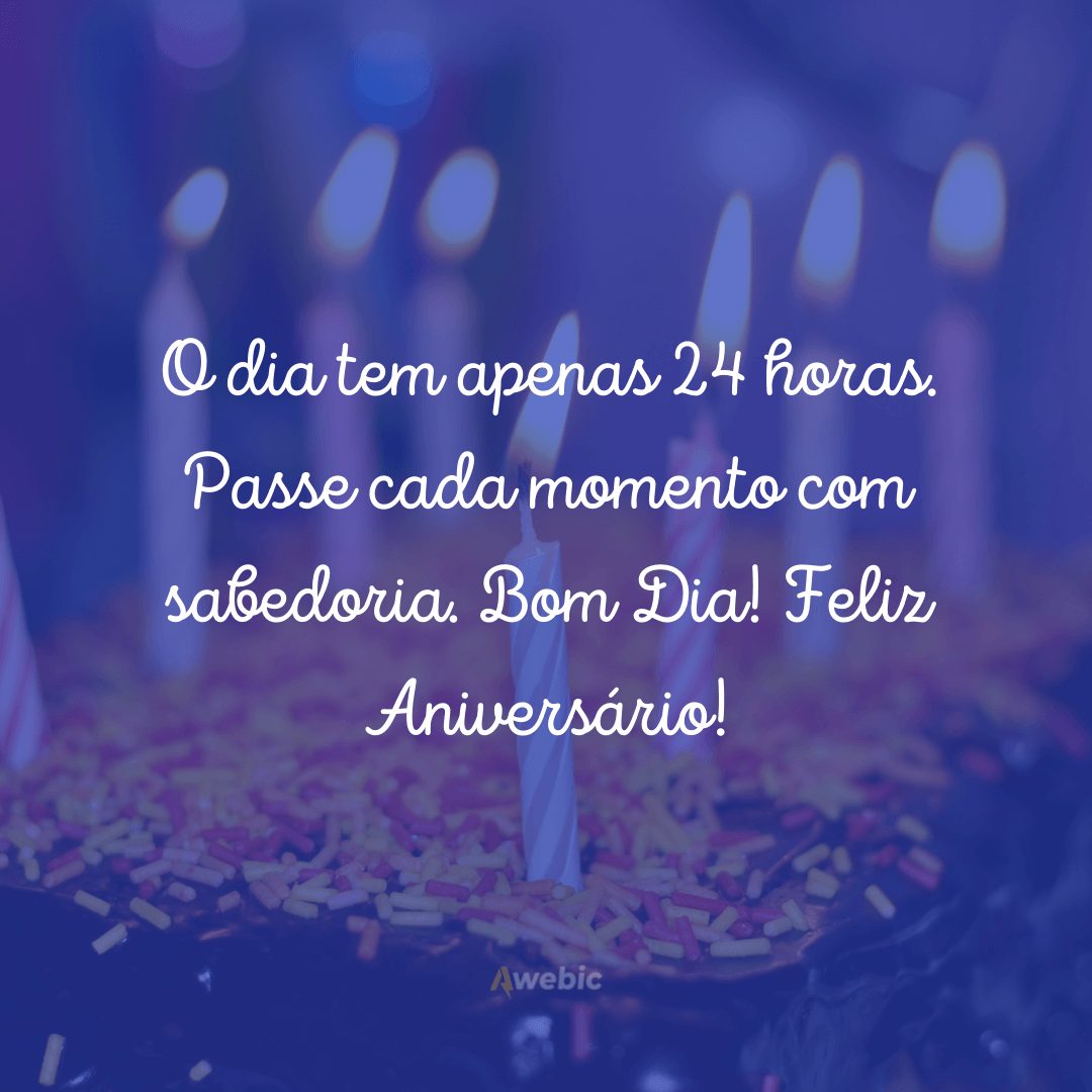 frases de bom dia para aniversariantes