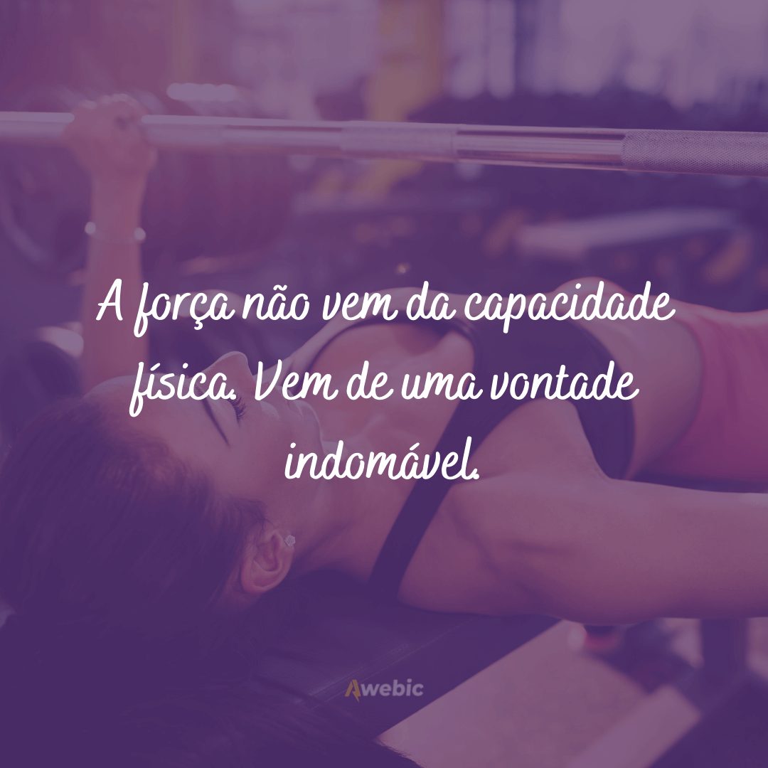 frases de musculação