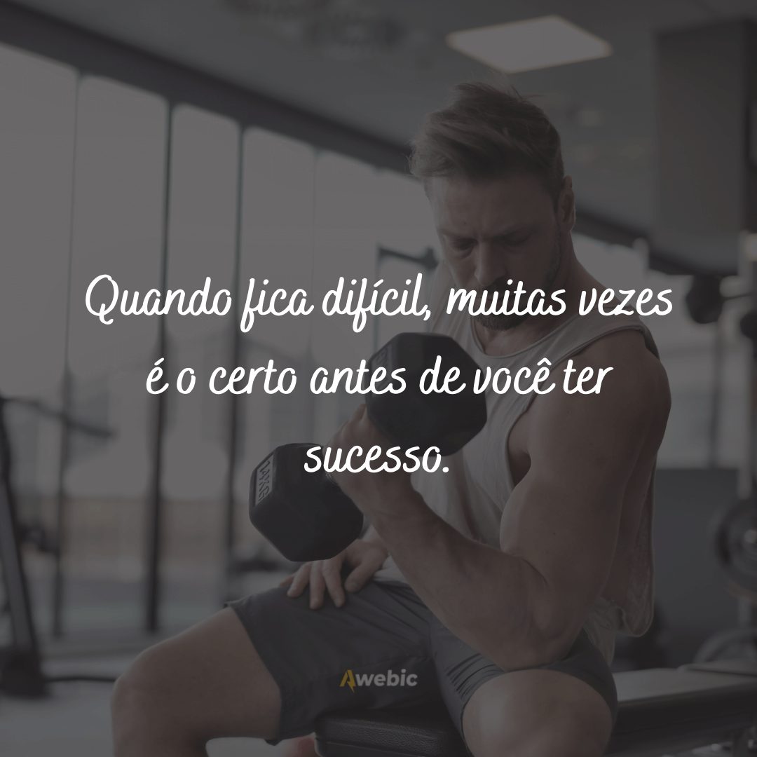 frases de musculação