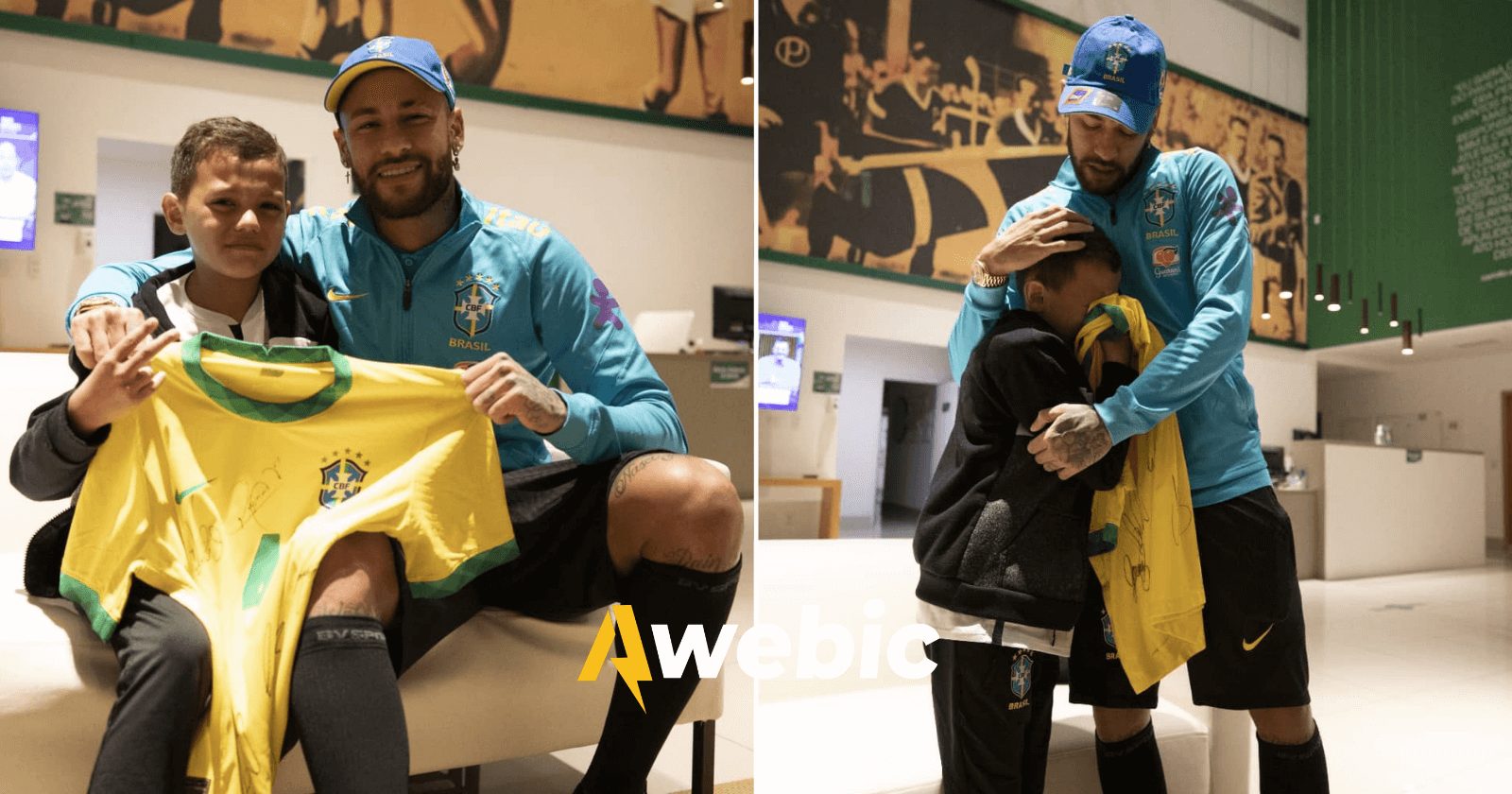 Menino humilhado em estádio tem reviravolta e ganha camisa do Neymar