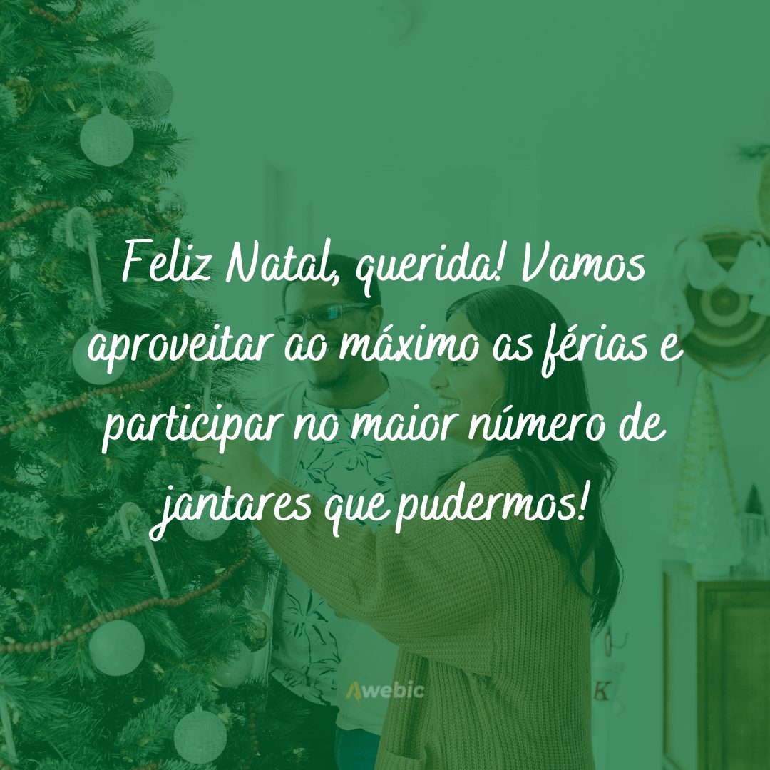 frases de Natal para namorada