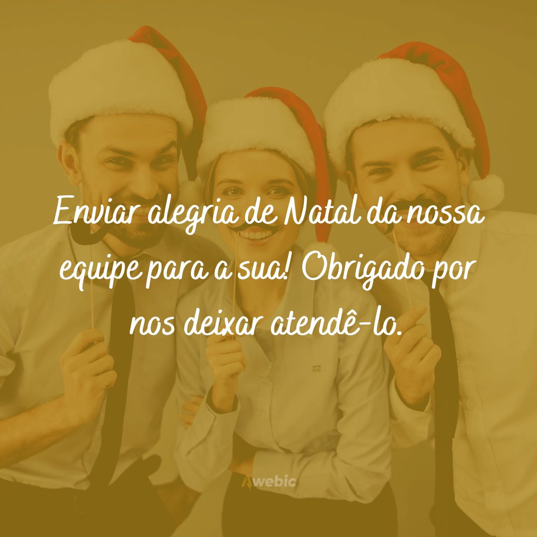 frases de Natal para clientes