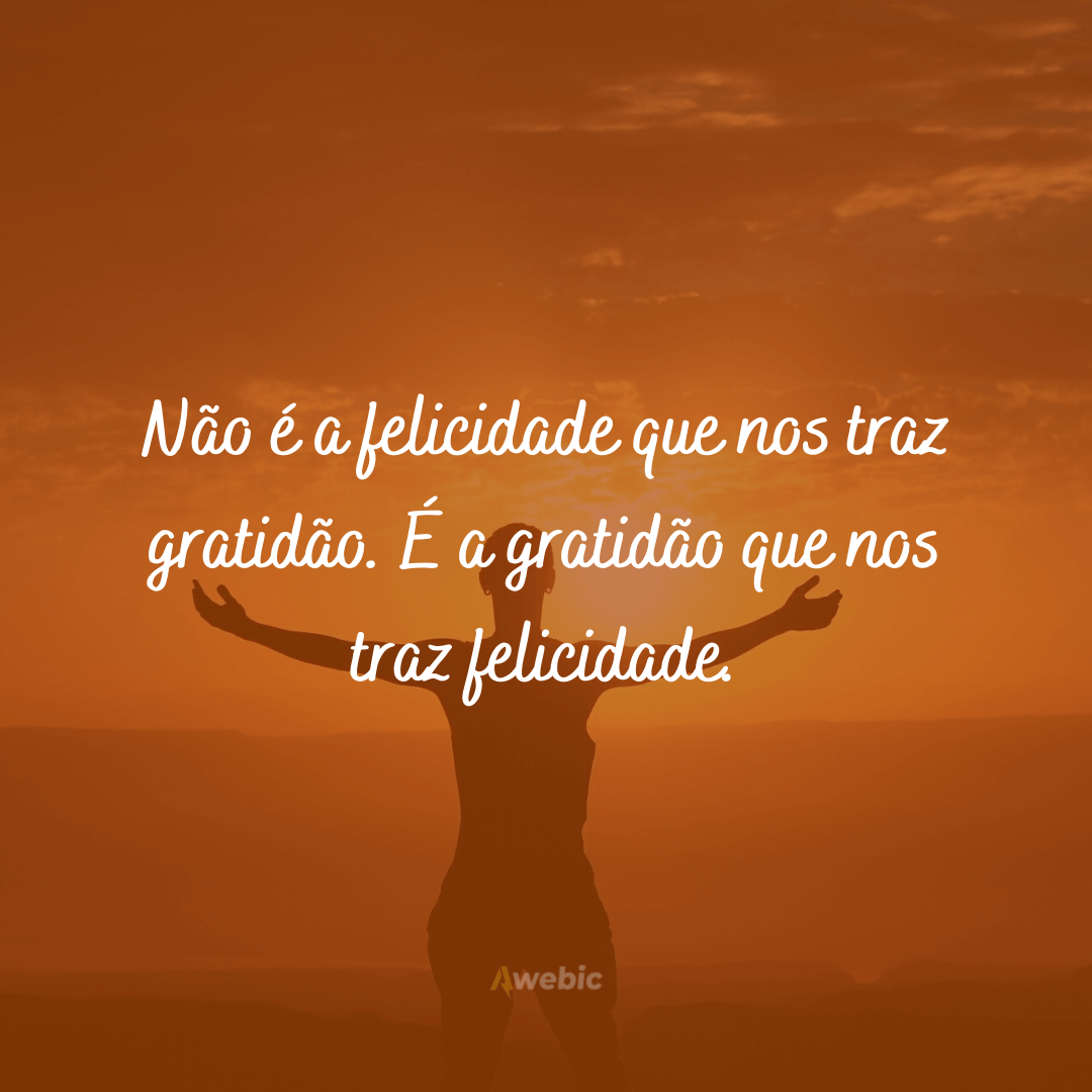 frases de agradecimento e gratidão