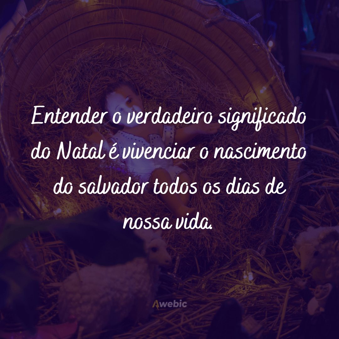 Frases de reflexão sobre o Natal