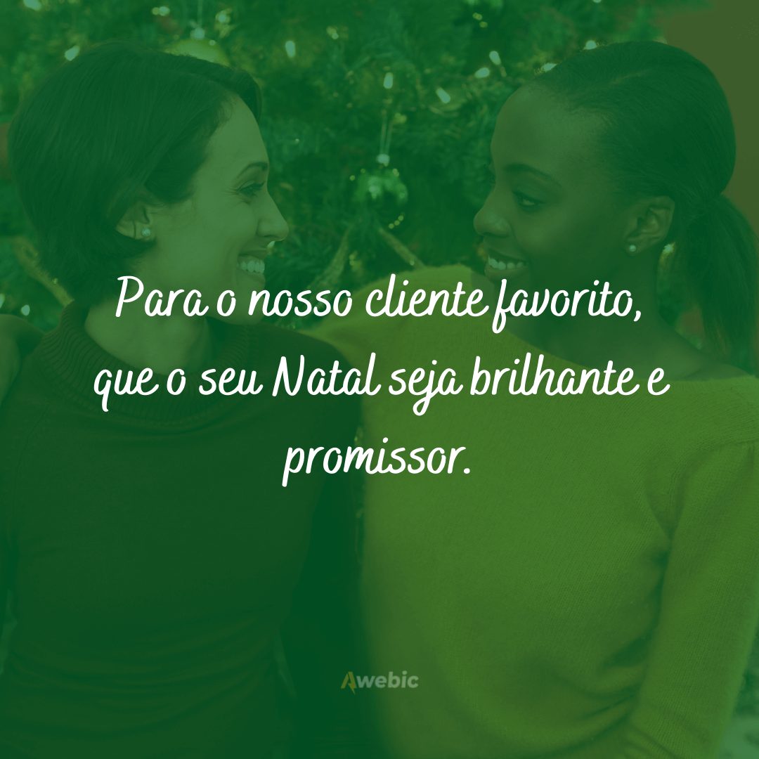 frases de Natal para clientes