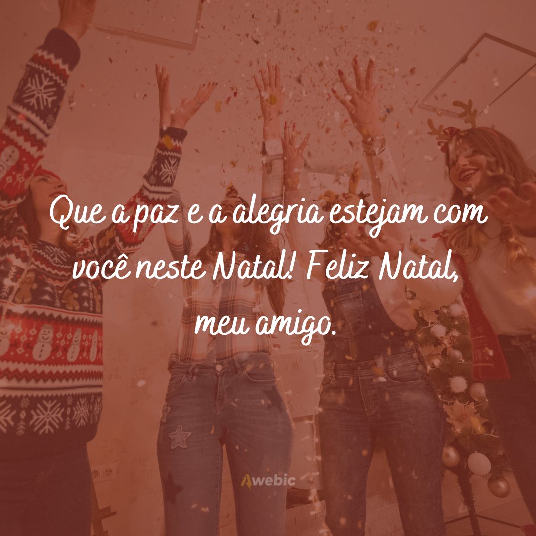 frases de Feliz Natal para amigos