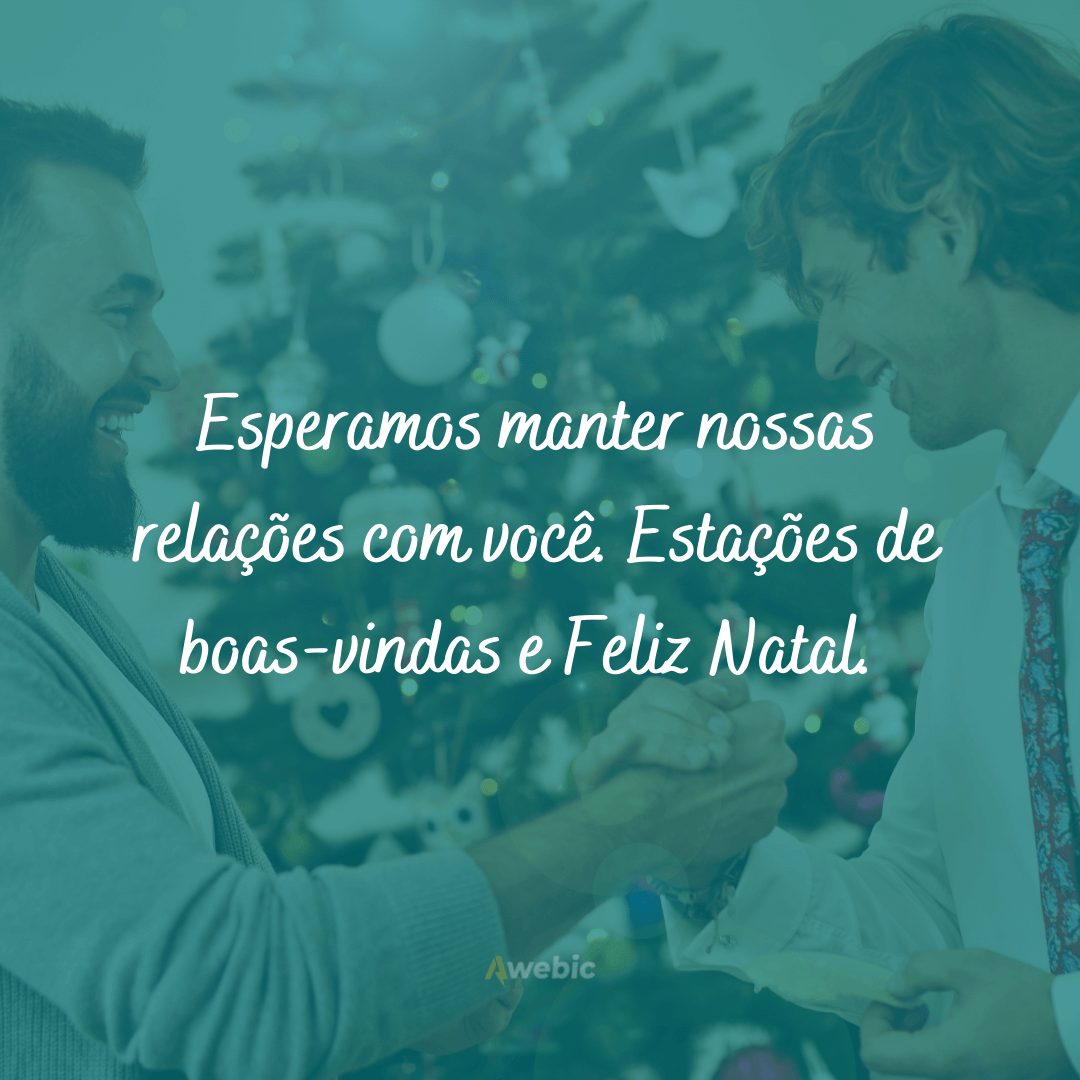 frases de Natal para clientes