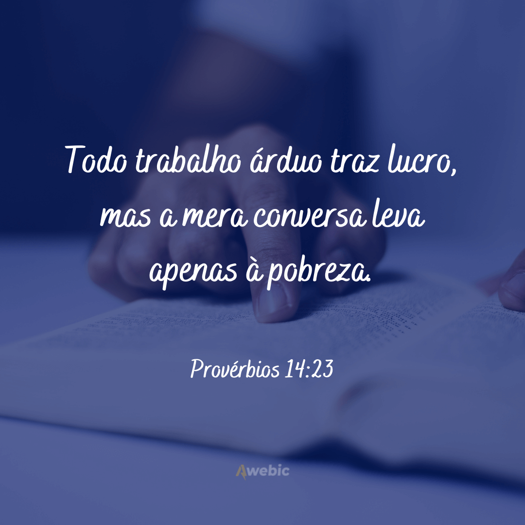 versículos sobre trabalho