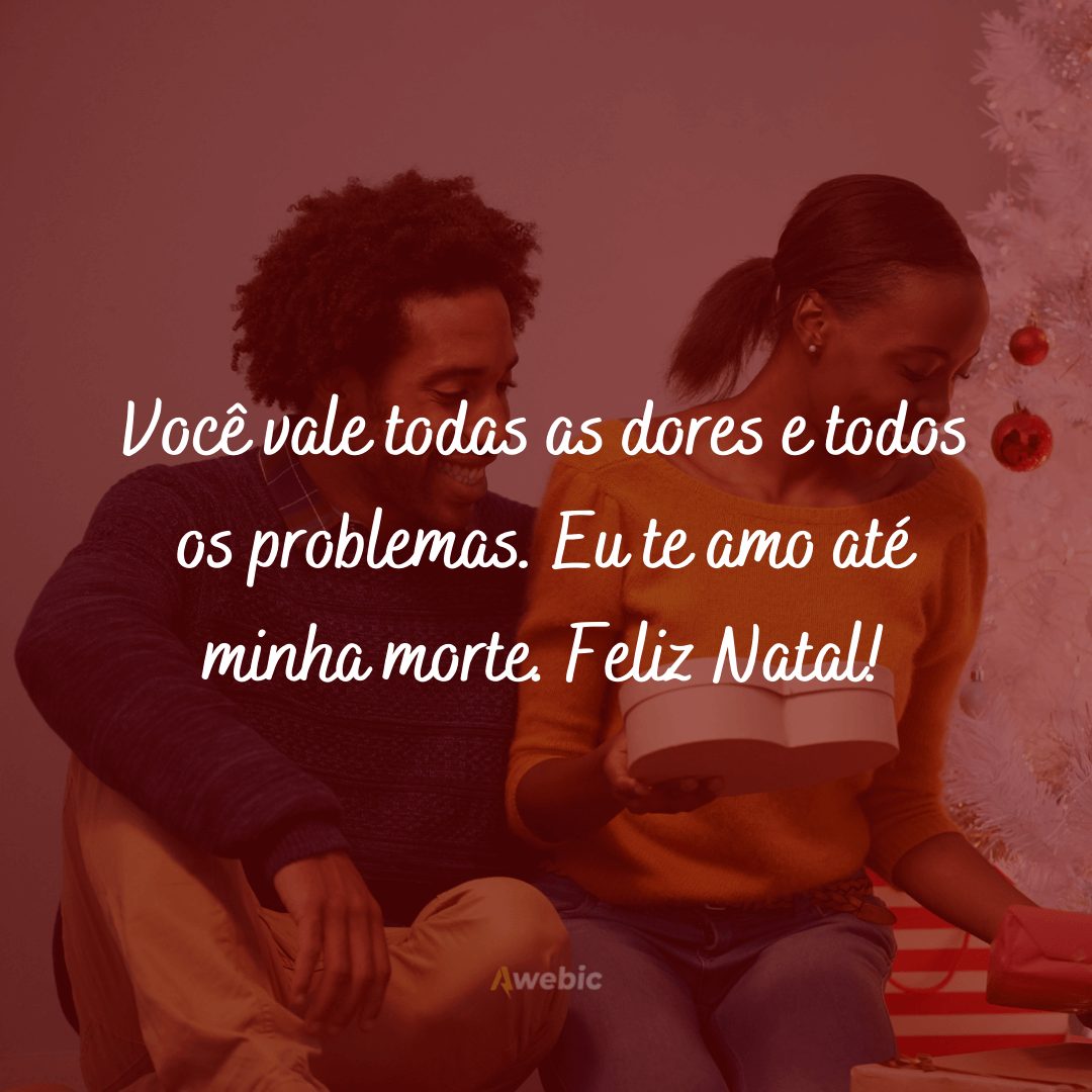 frases de Natal para namorada