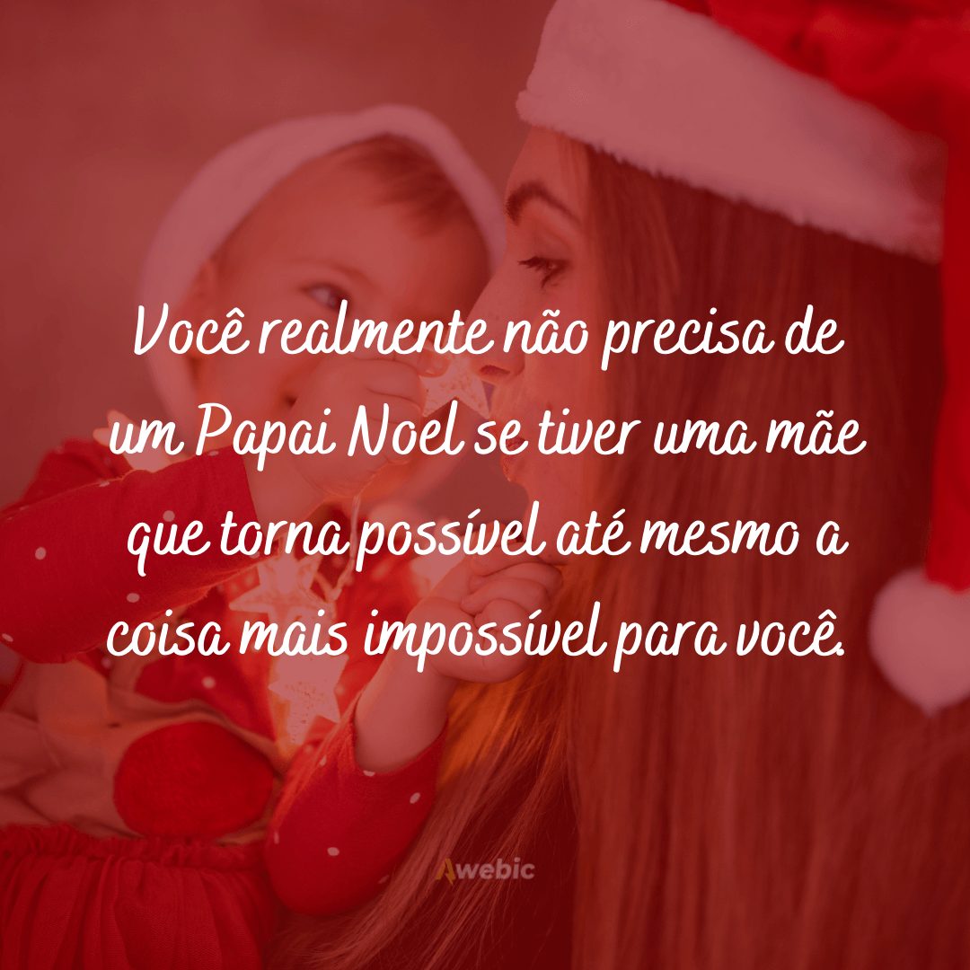 frases de Natal para Mãe