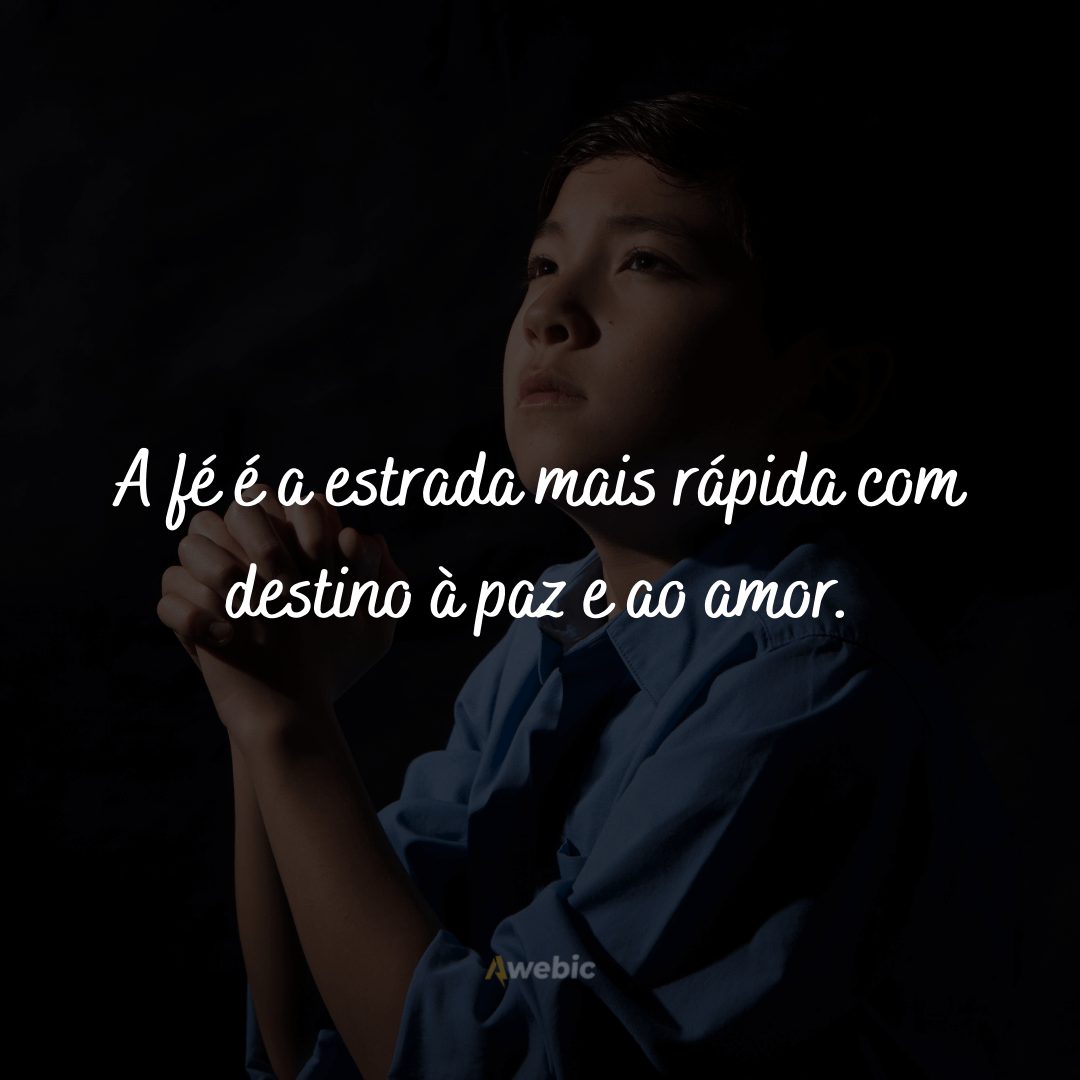 frases de fé para status