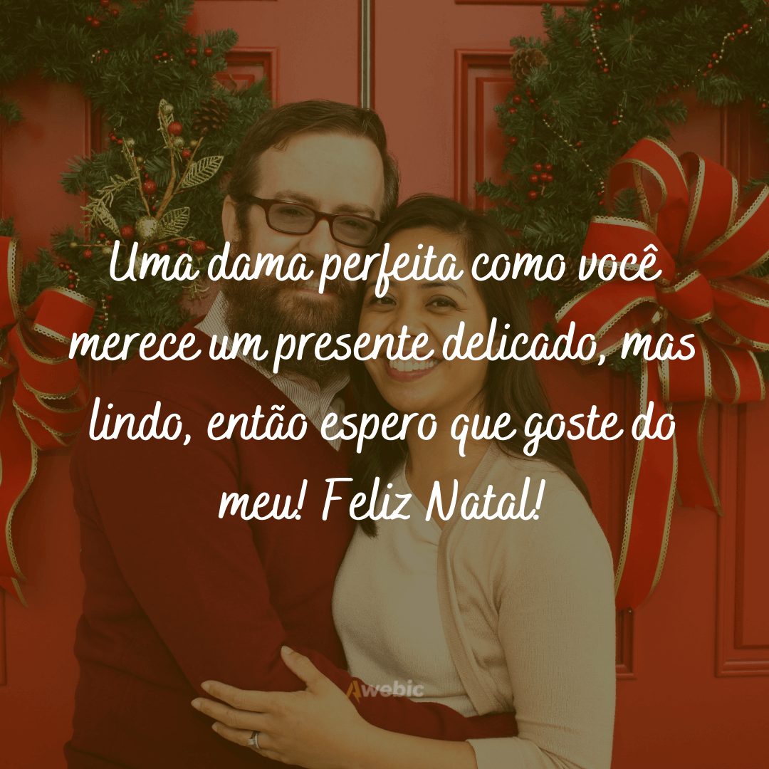 frases de Natal para namorada