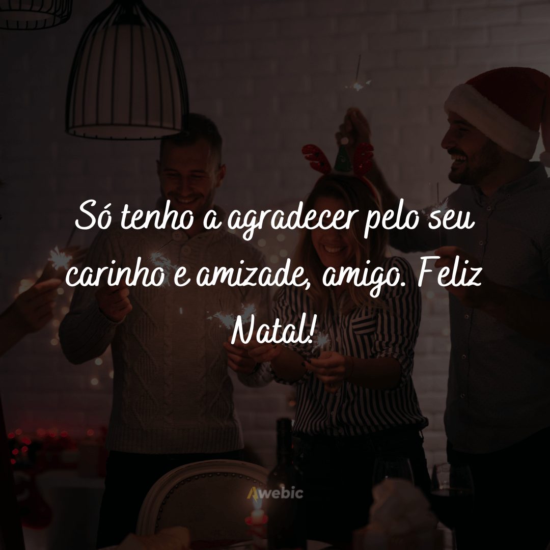 frases de Feliz Natal para amigos