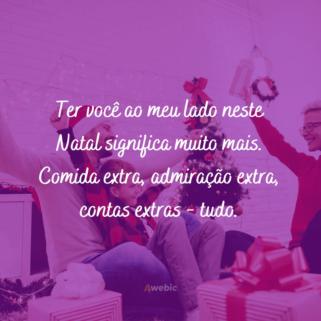 frases engraçadas para caixinhas de Natal