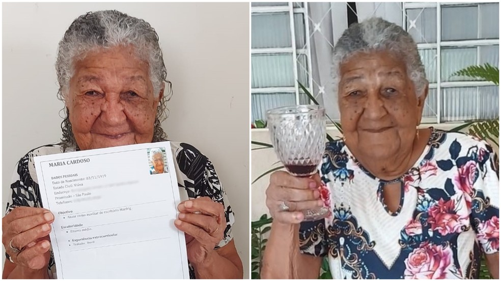 Aos 102 anos, idosa começa a trabalhar após entregar currículos