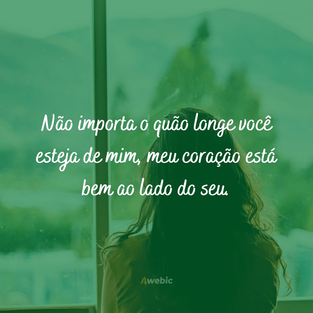 frases sobre distância