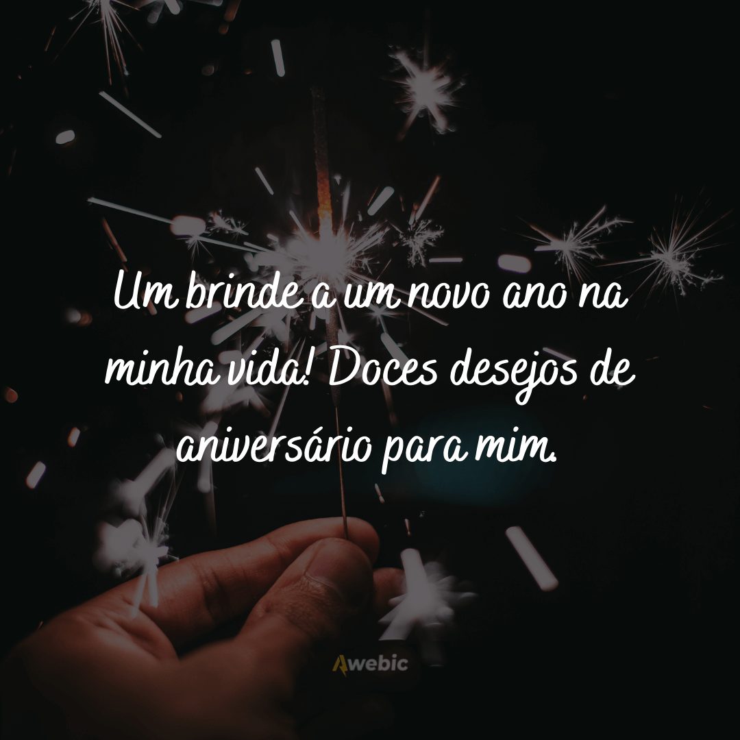 frases de aniversário para mim