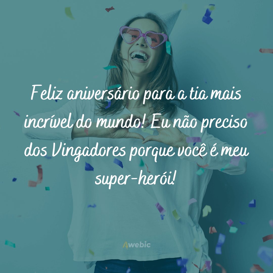 frases de aniversário para tia