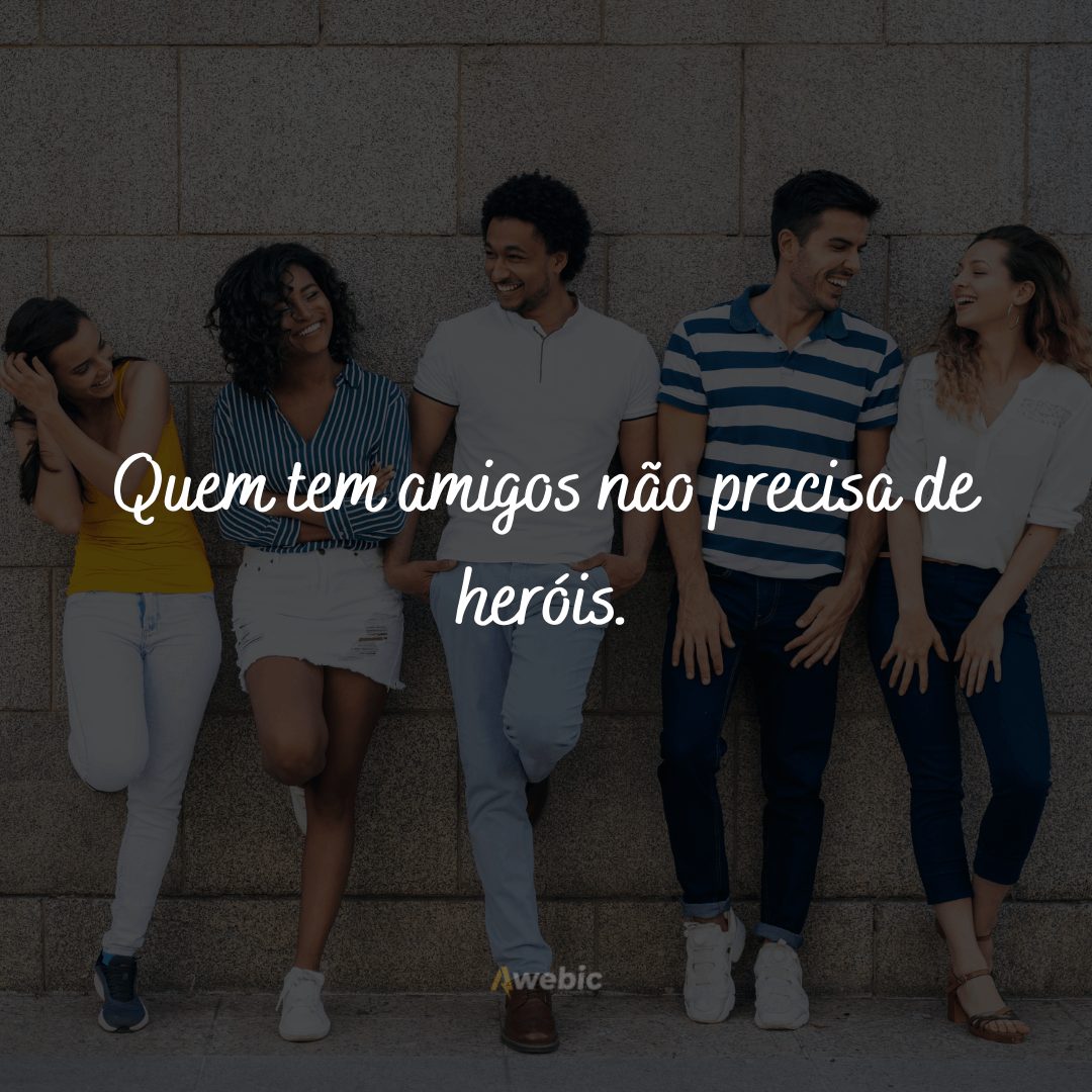 Legendas para fotos com amigos