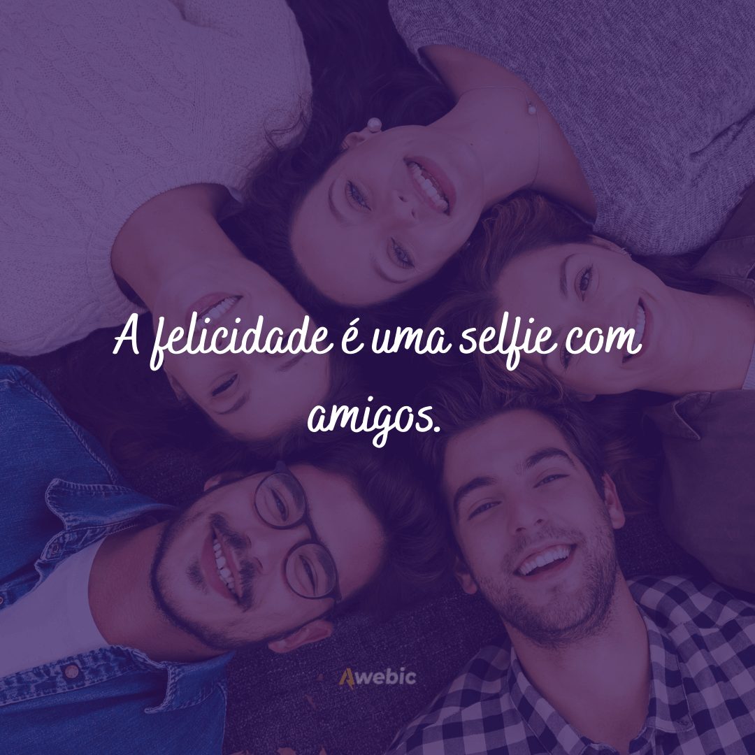 Legendas para fotos com amigos