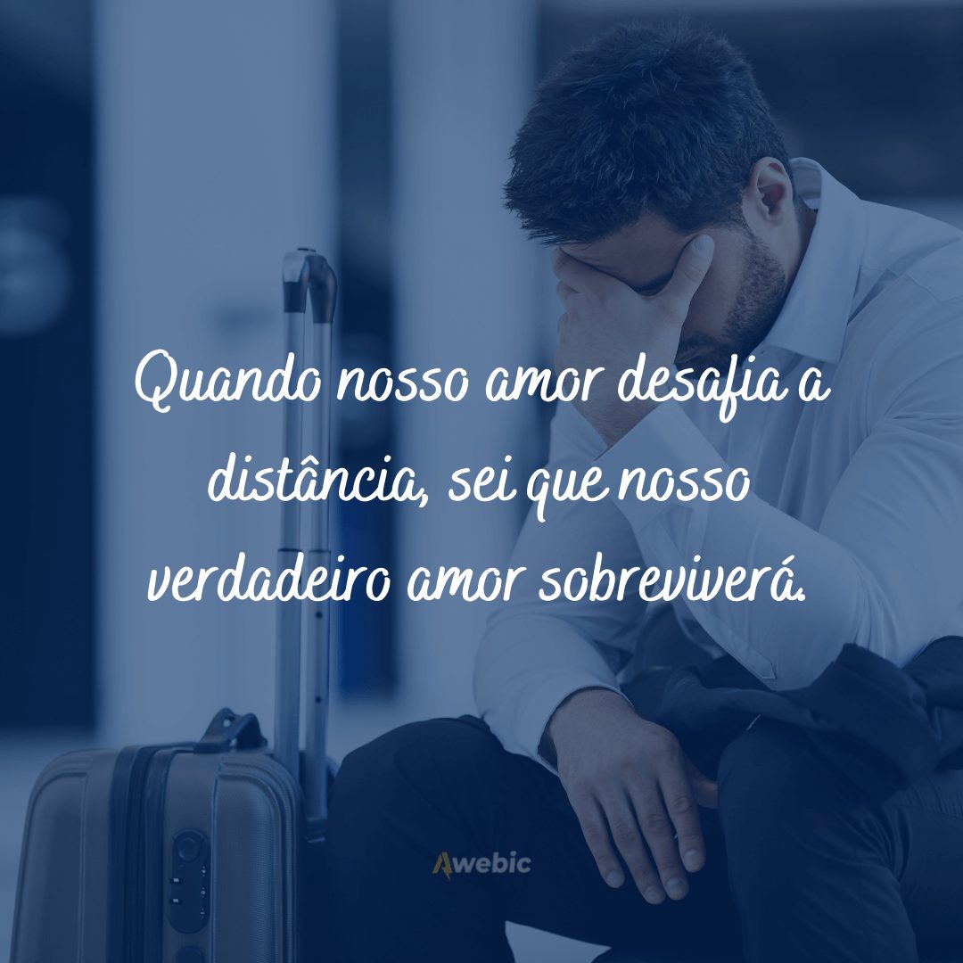 frases sobre distância