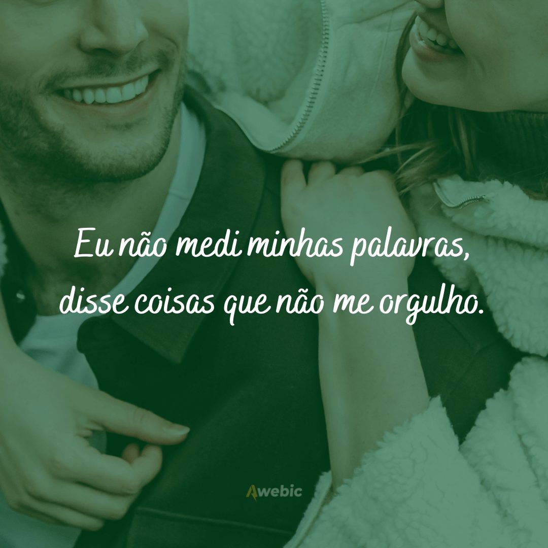 Frases de desculpas para namorada