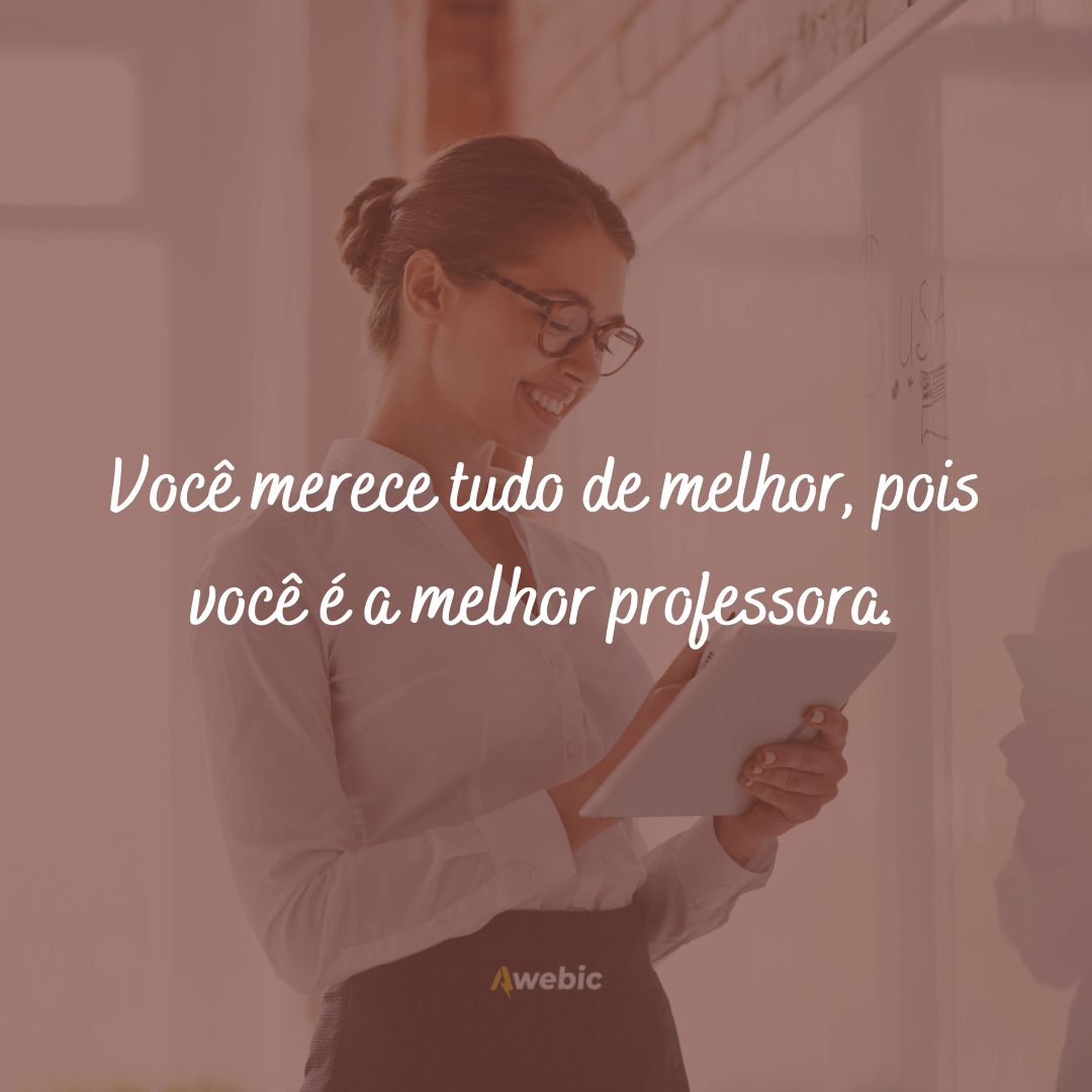 Frases de aniversário para professora