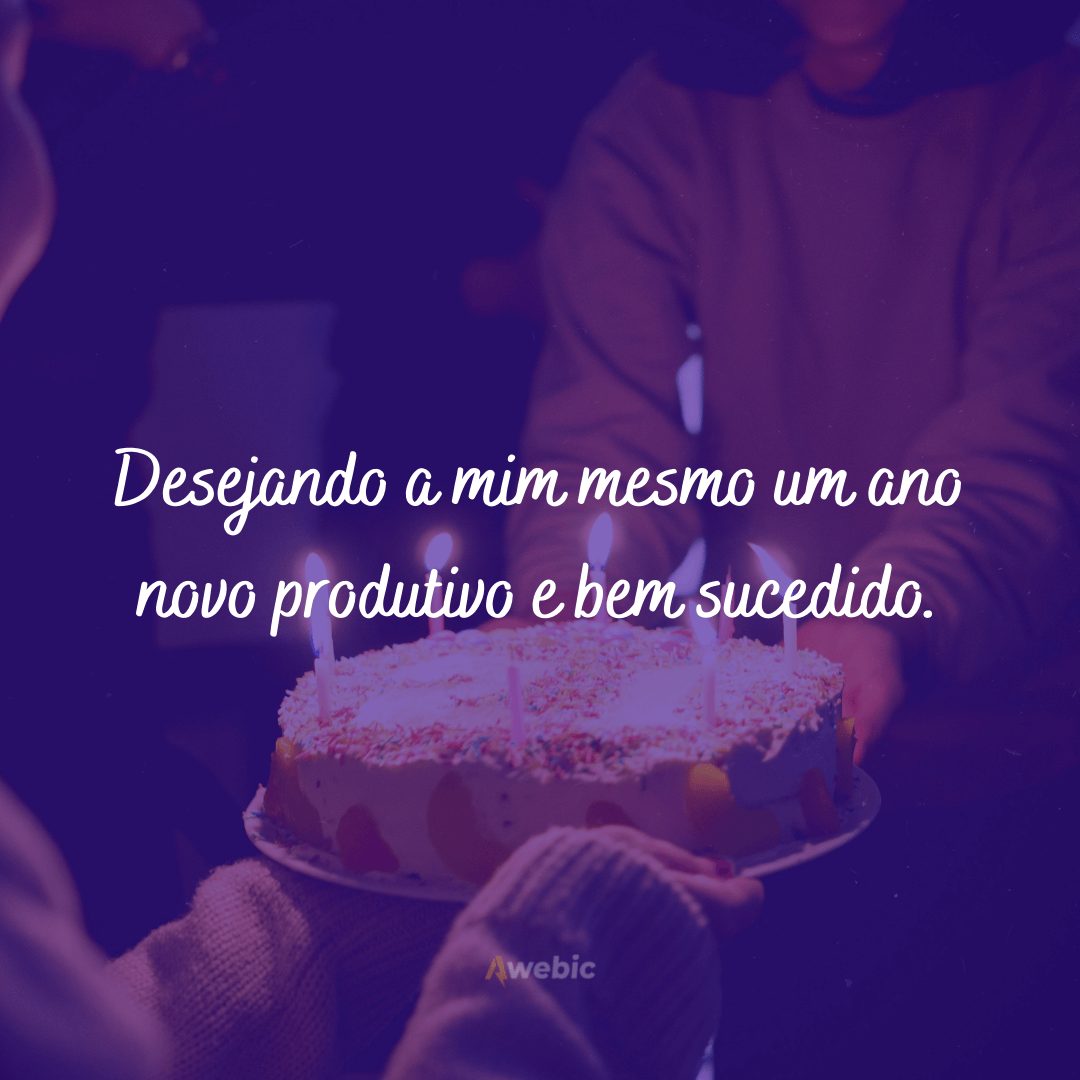 frases de aniversário para mim