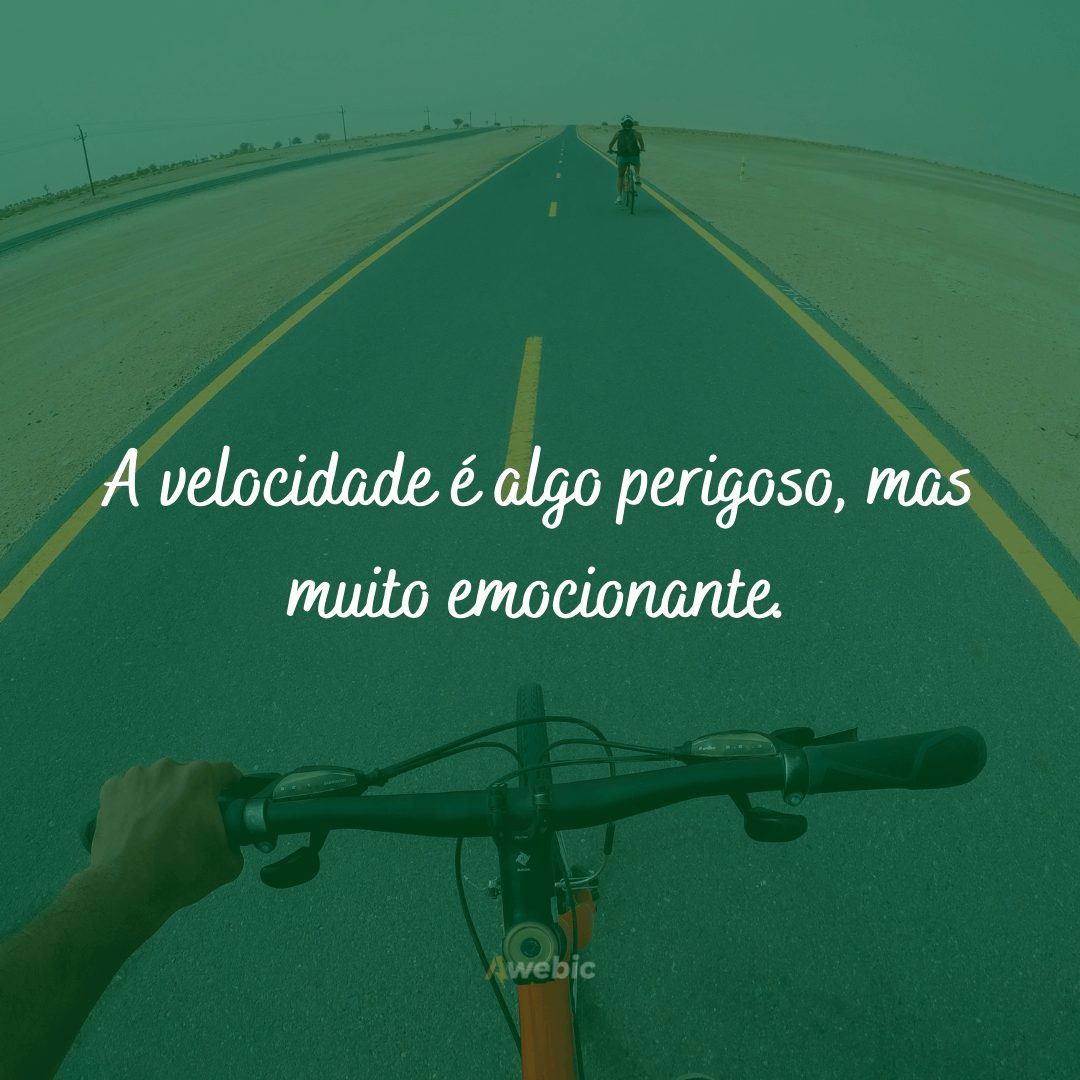 legendas para fotos andando de bicicleta