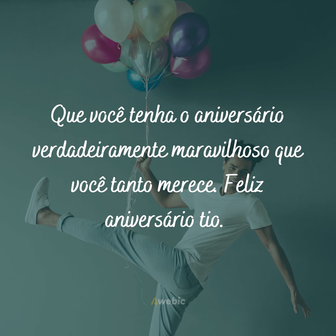 frases de aniversário para tio