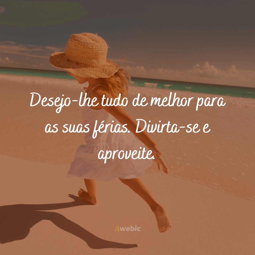 frases de férias