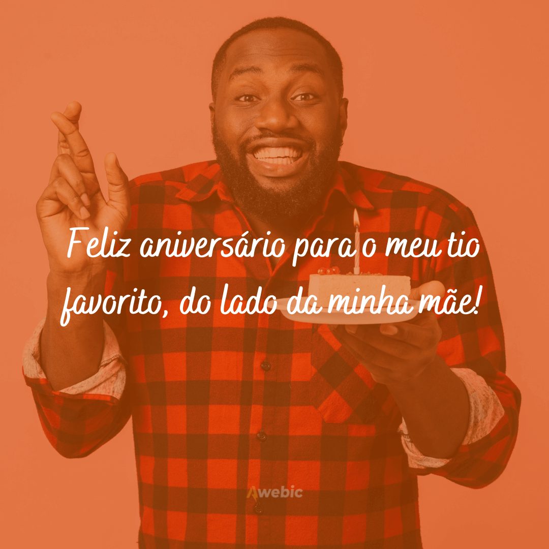 frases de aniversário para tio