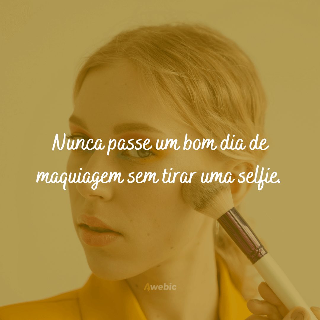 frases de maquiagem