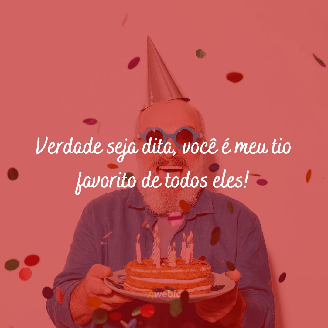 frases de aniversário para tio