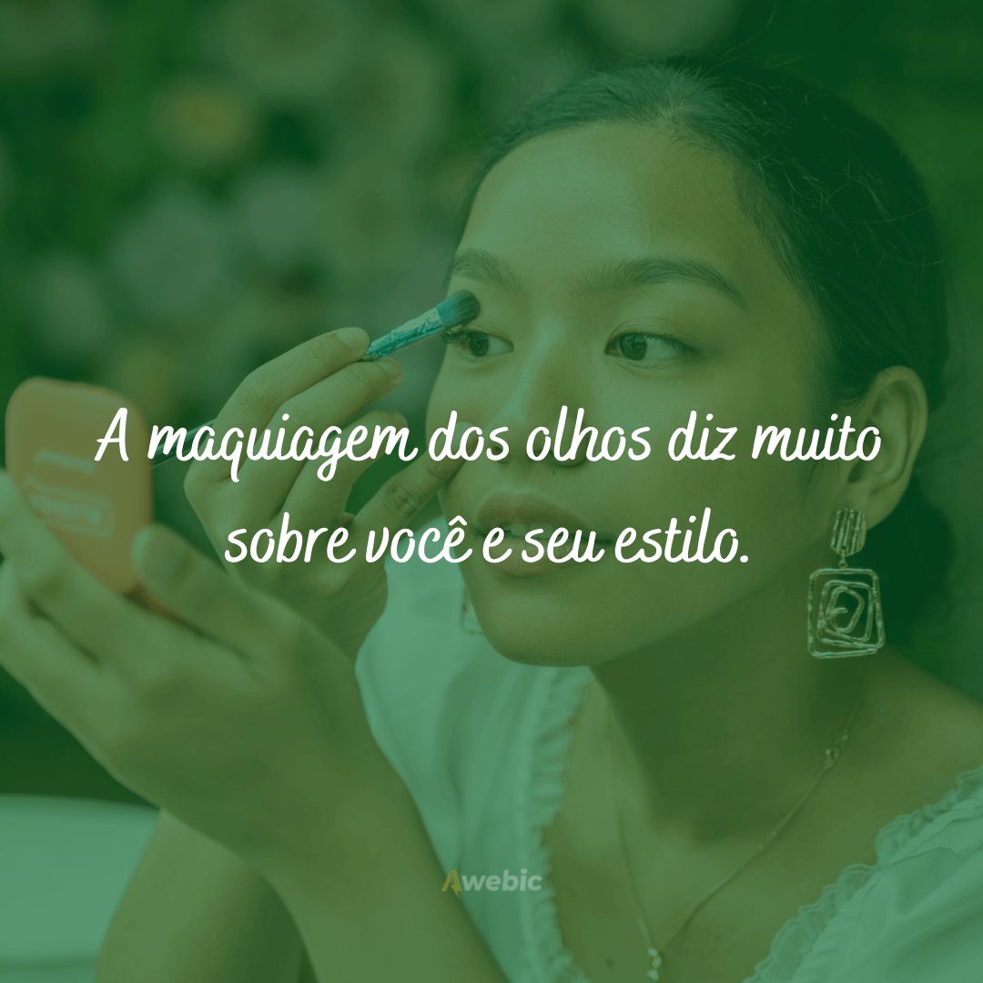 frases de maquiagem