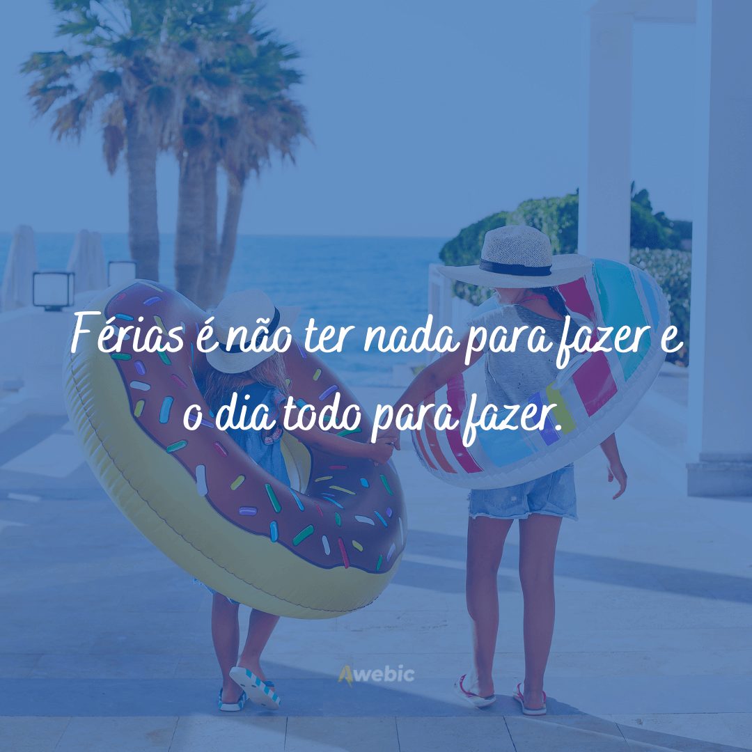 frases de férias