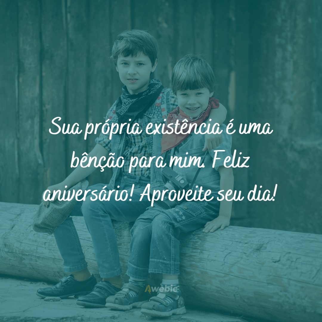 Frases de aniversário para irmão