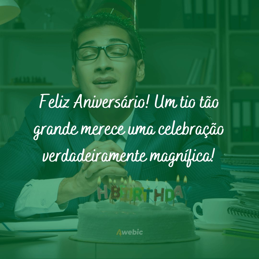 frases de aniversário para tio