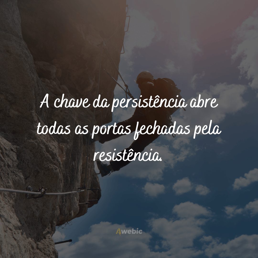 Frases de persistência