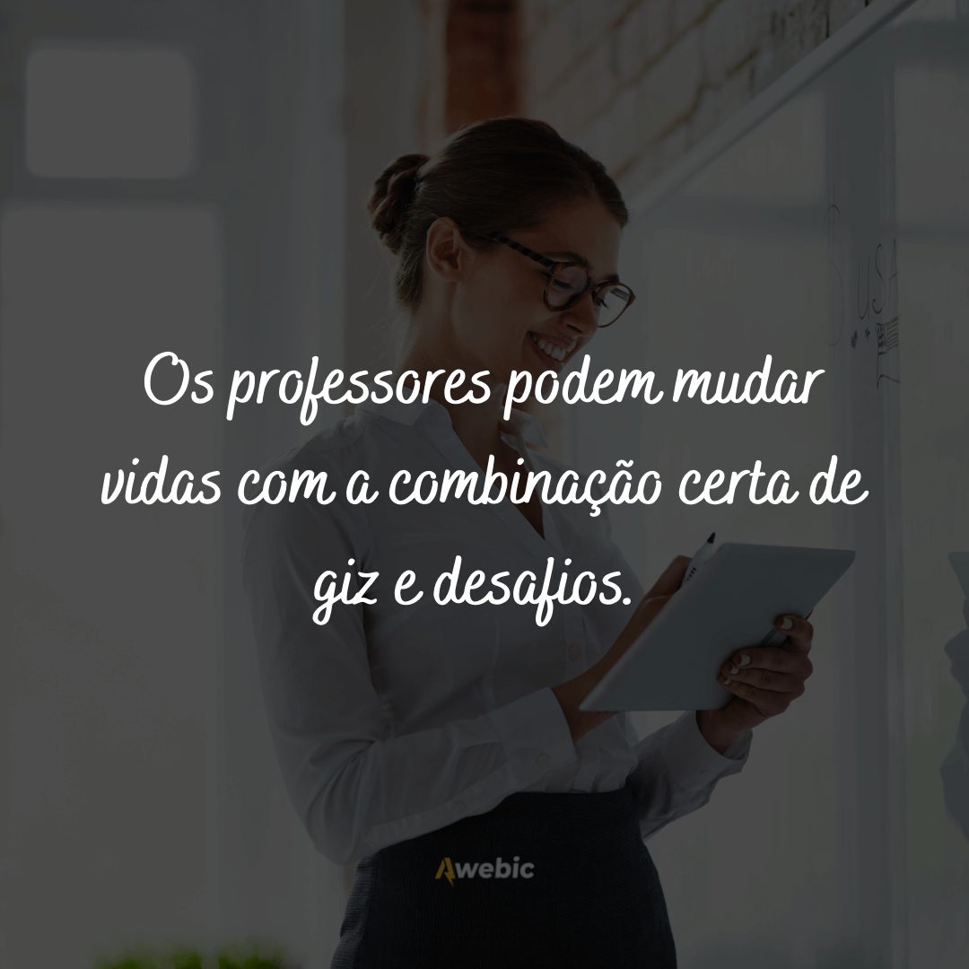 legendas para fotos com professores