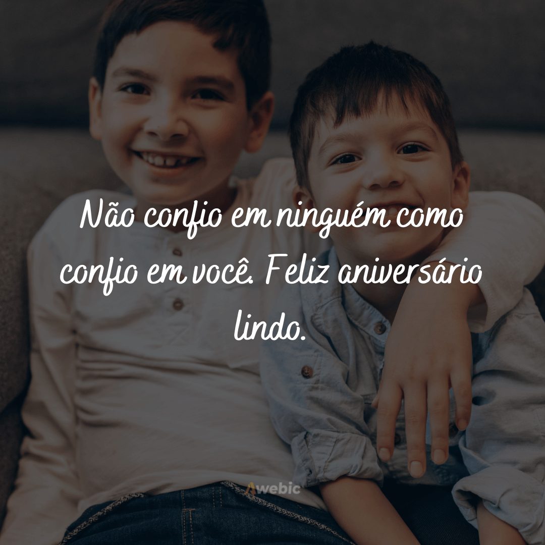 Frases de aniversário para irmão