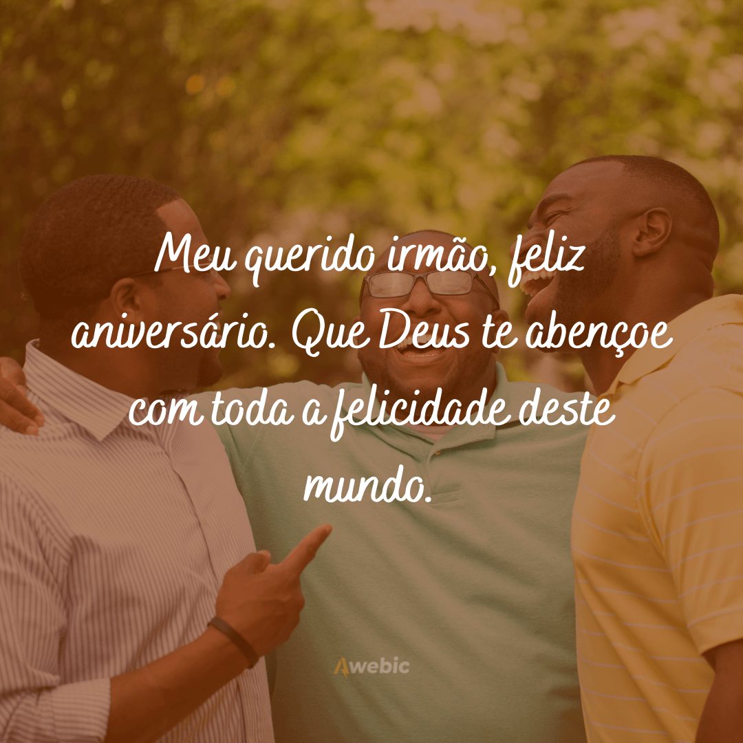 Frases de aniversário para irmão